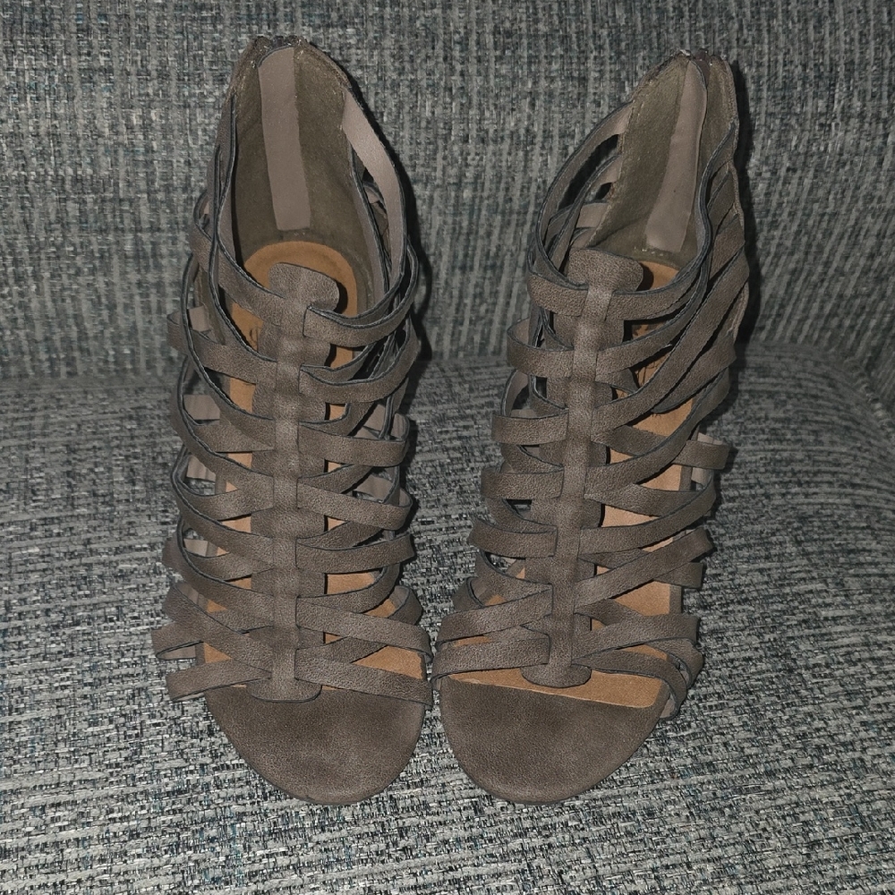 💫Elegant Brown Strappy Women's Shoes